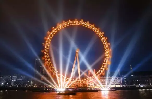 英国航空伦敦眼/千禧之轮钻石与花大摩天轮维也纳摩天轮上海锦江乐园