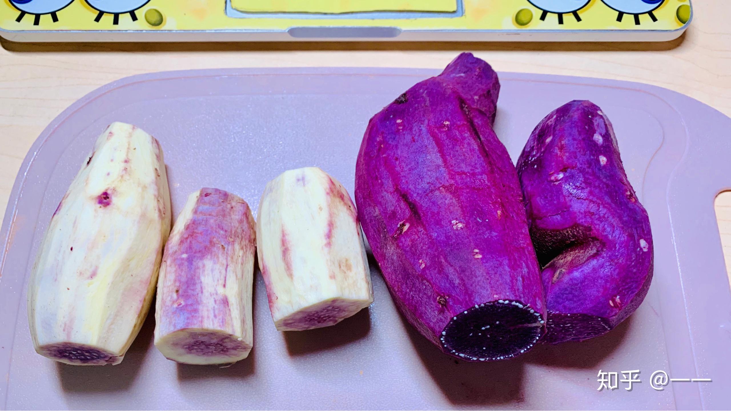 不坏的紫薯切下来是什么样的