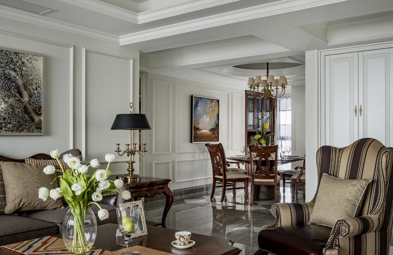 石膏线竟能这么美?看美少女为大叔营造高大上美式家!陈亦楠作品