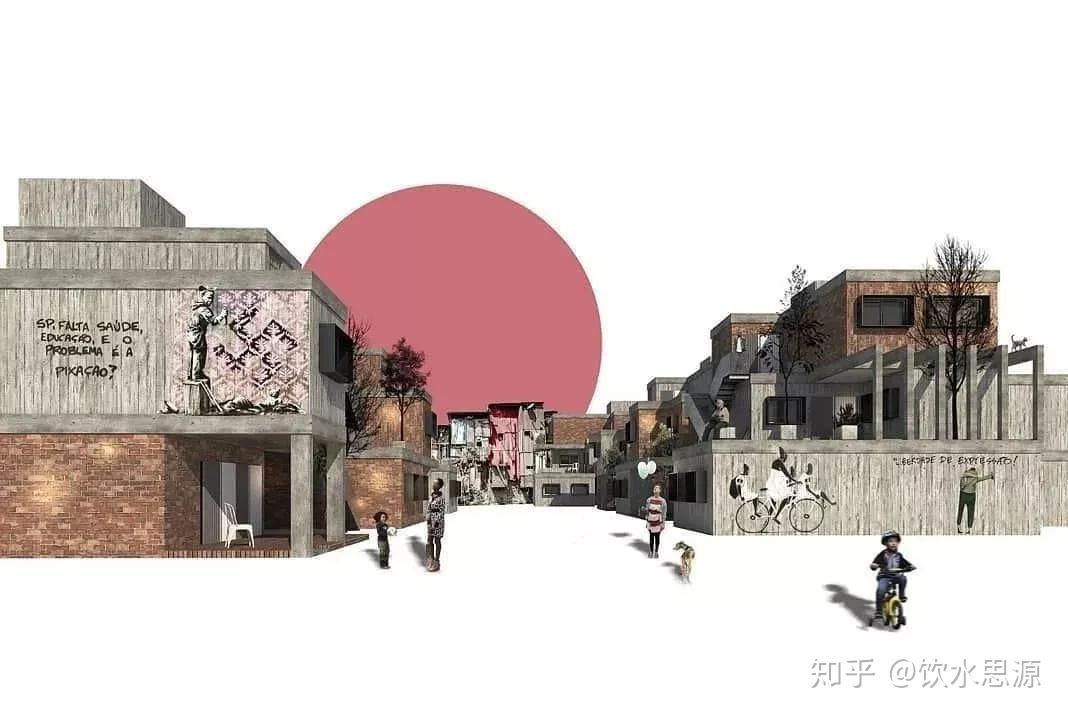 收集一些优秀的建筑学拼贴风成果图