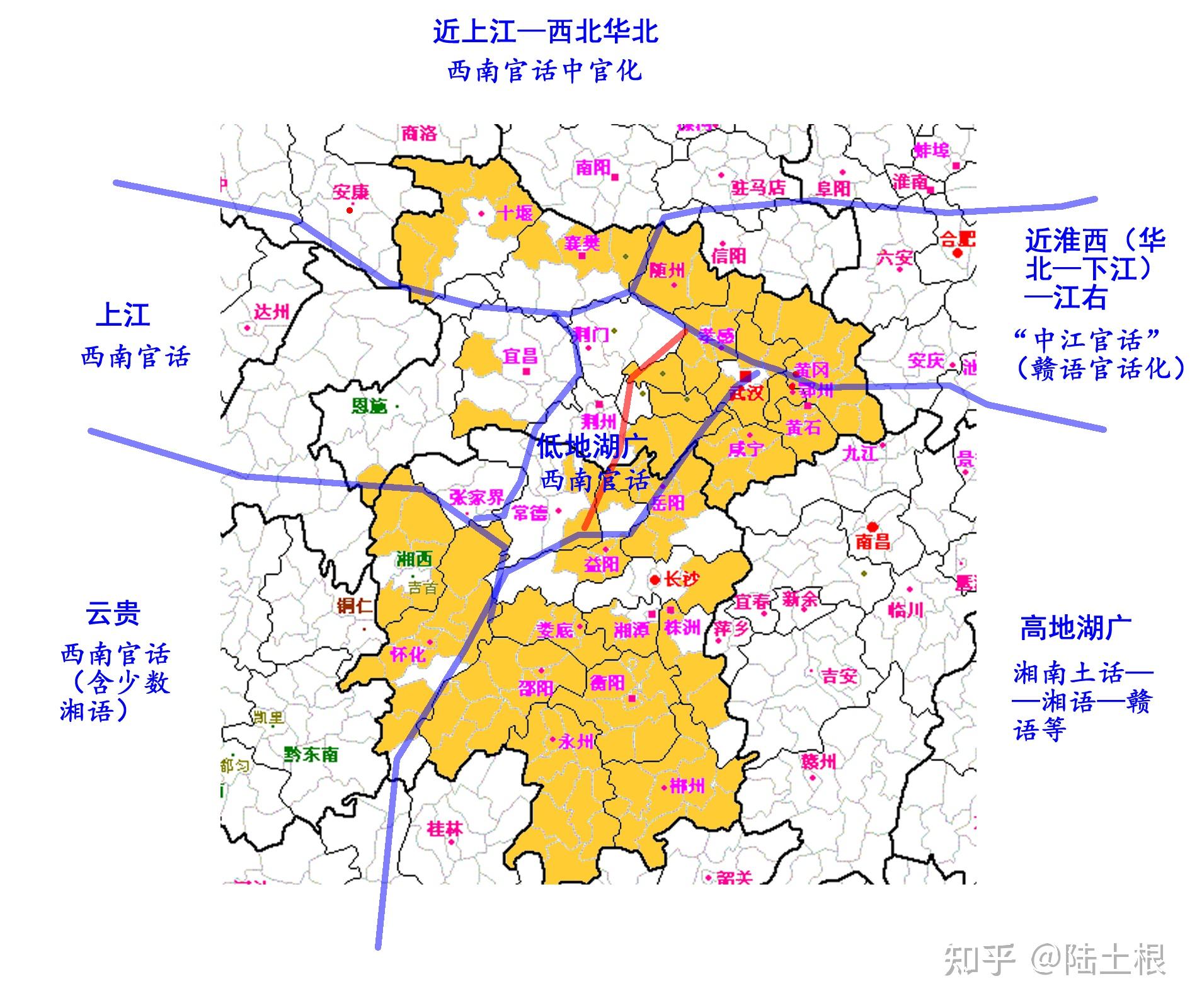 两湖简略地理分区 - 知乎