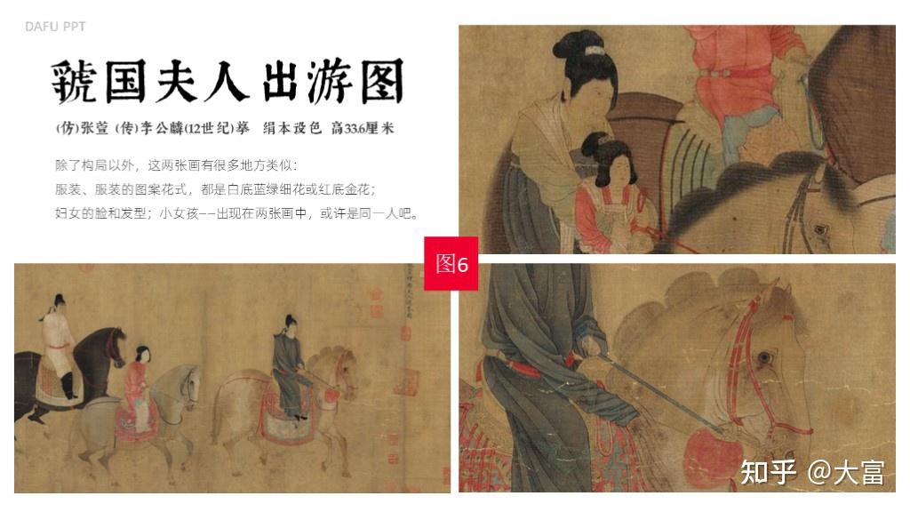 每天认识一副名画|(仿)张萱 虢国夫人游春图 - 知乎