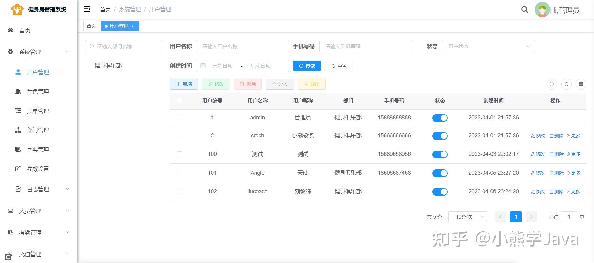 基于Spring Boot+ Vue的健身房管理系统 - 知乎