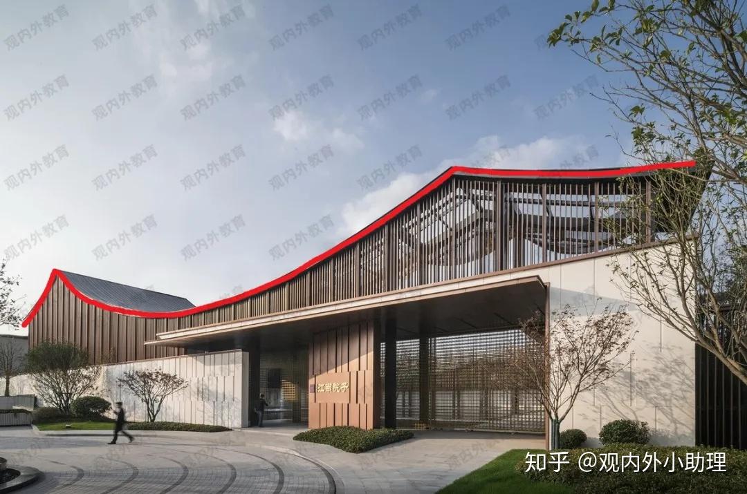 建筑造型之折板手法运用详解 - 知乎
