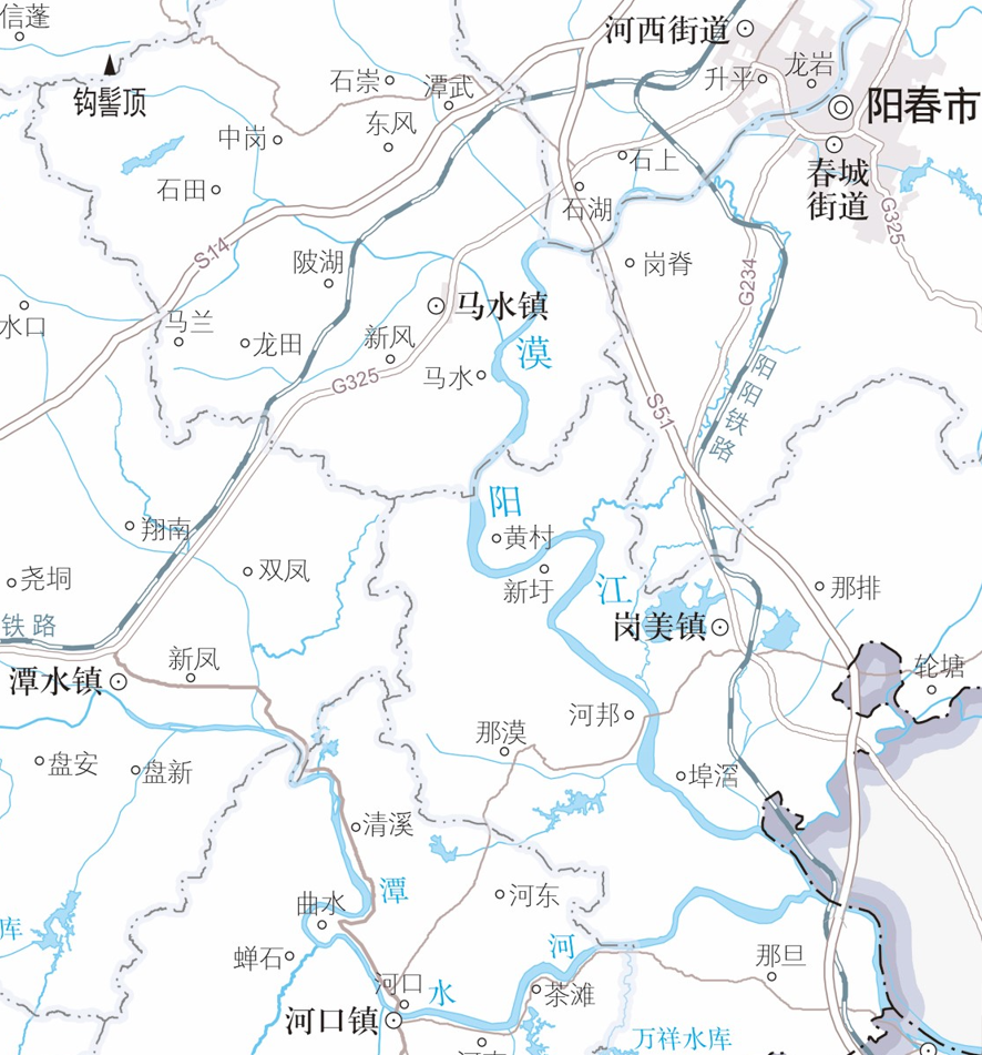 图文解读阳江市行政和地理(含4个县区2023年高清地图) - 知乎