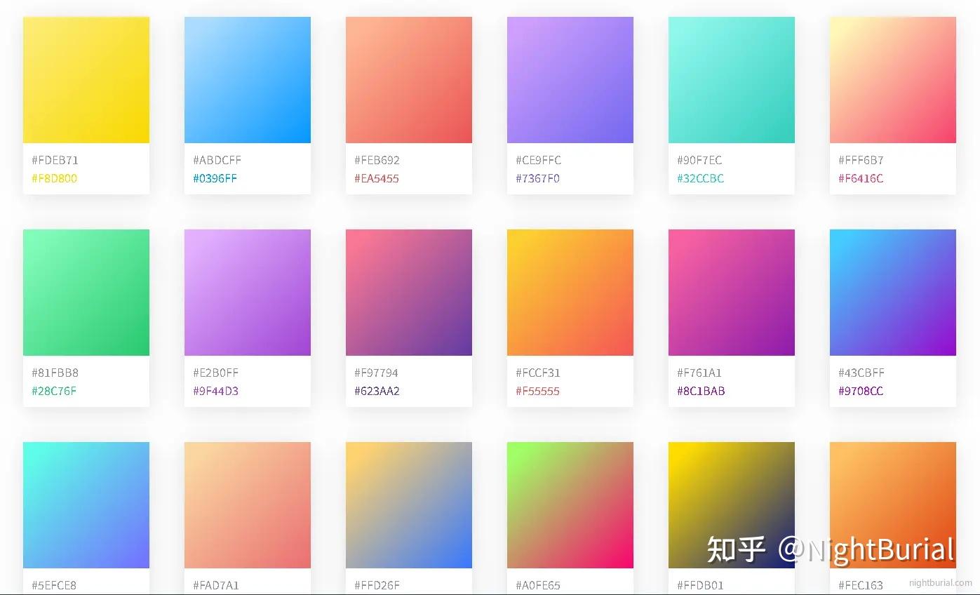 Cool Hue 一个制作CSS渐变色的工具内置精选60多种渐变色模板 知乎