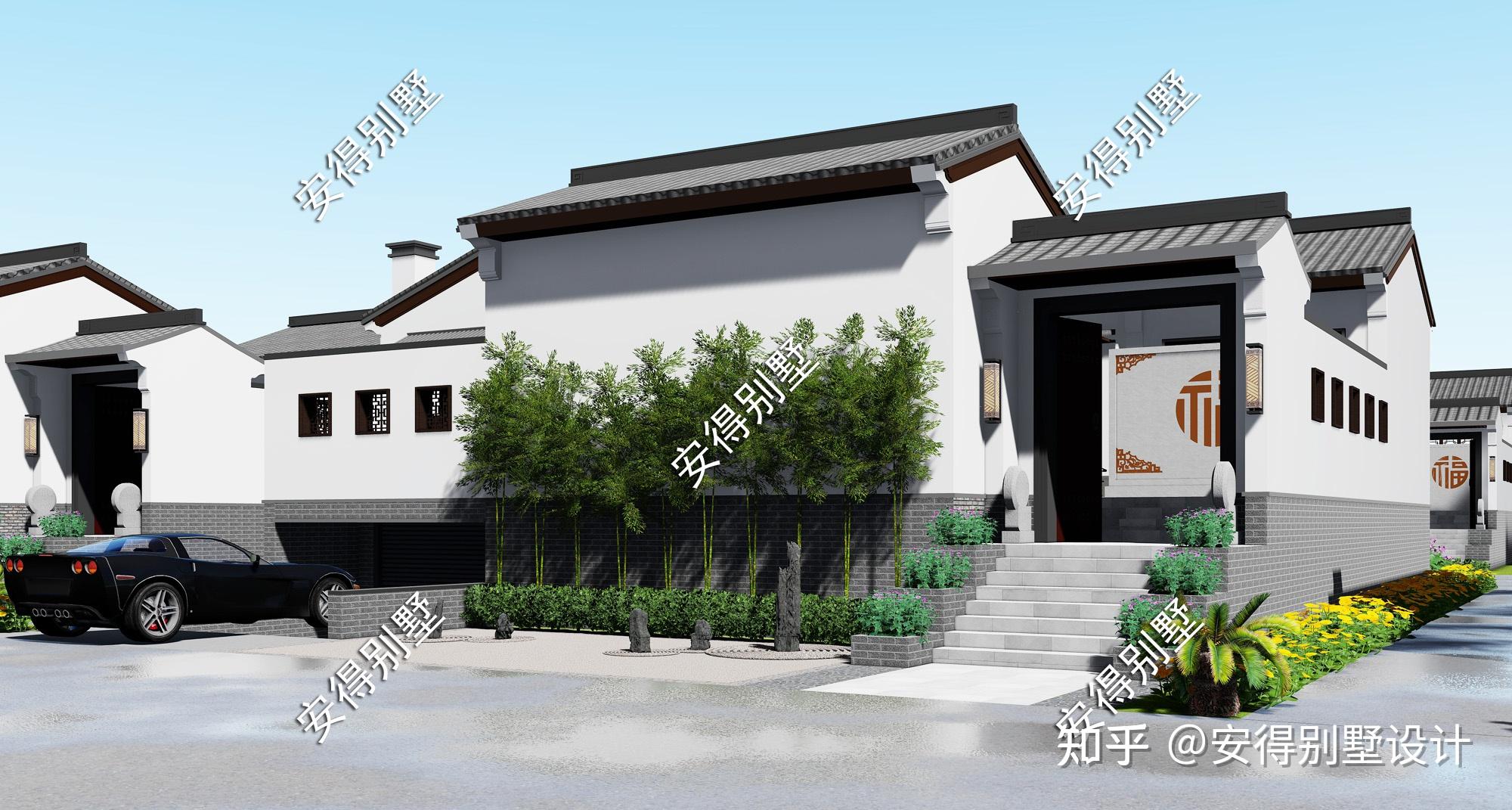 9款中式合院别墅,有宅有院,最美乡村住宅! - 知乎
