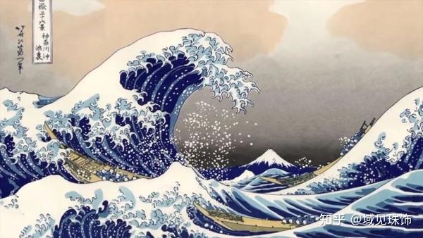 葛饰北斋的《神奈川冲浪里》——木版画(公元1830年-公元1833年) - 知乎
