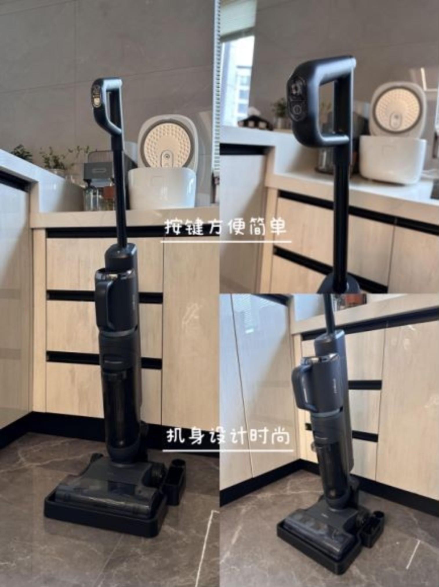 最好的状态是扫地机器人和洗地机一起入,一个星期5天用扫地机器人智能