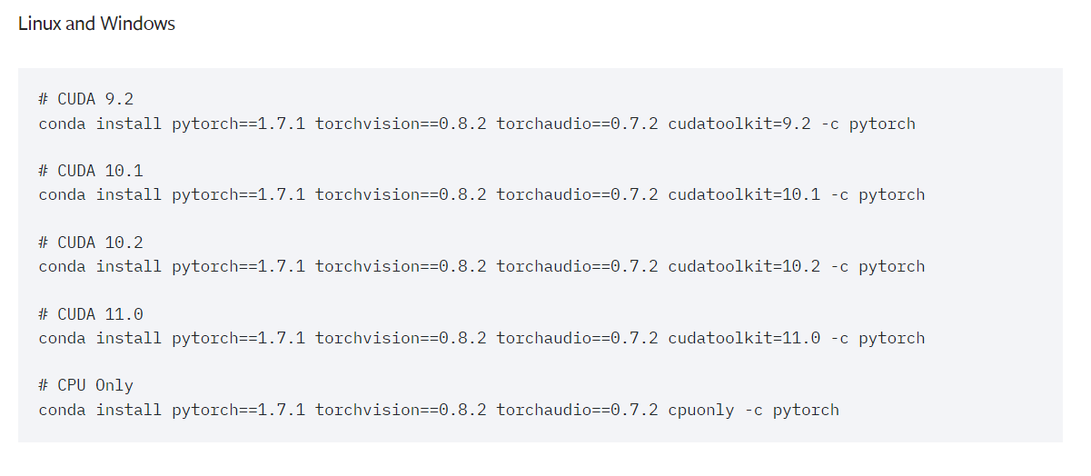 pytorch 