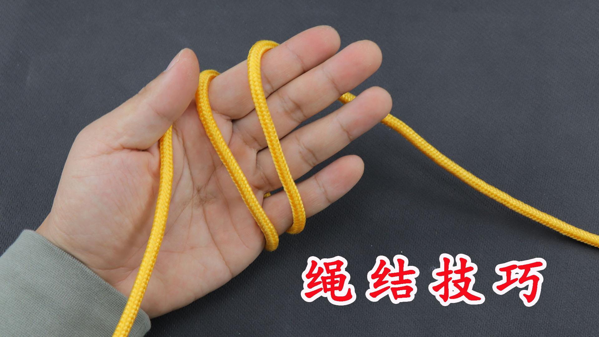 爷青结这个绳结就和它的名字一样有寓意可以越拉越紧很实用