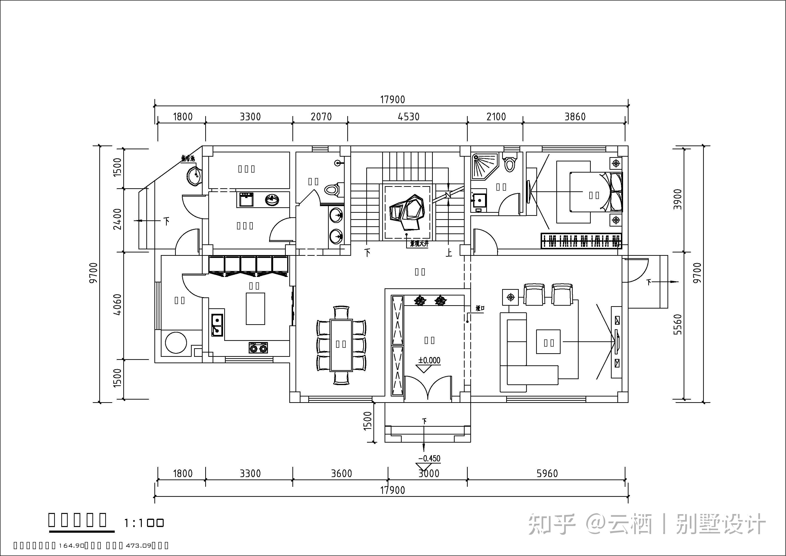 房屋尺寸平面图手绘图片