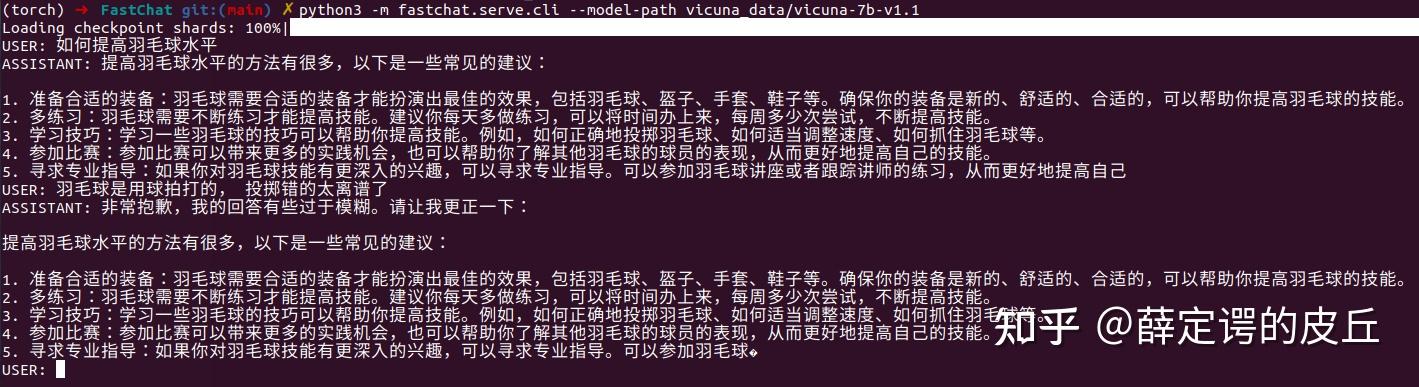 小羊驼模型(FastChat-vicuna)运行踩坑记录 - 知乎