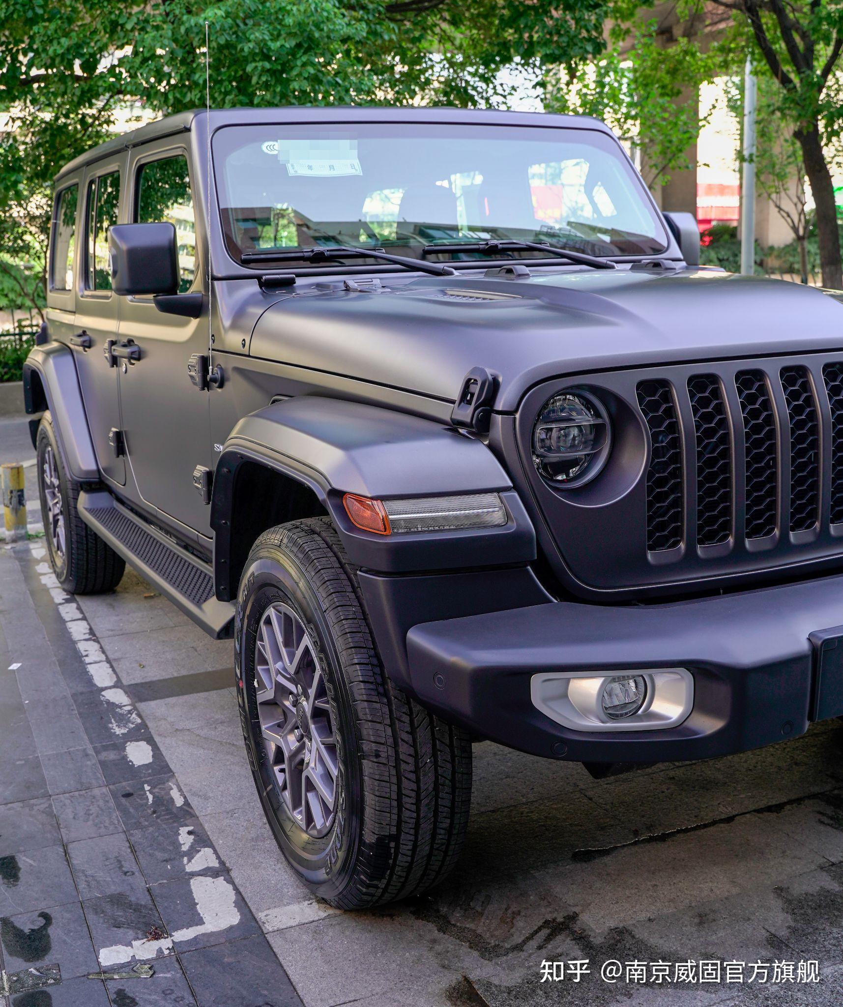 牧马人装贴哑光隐形车衣