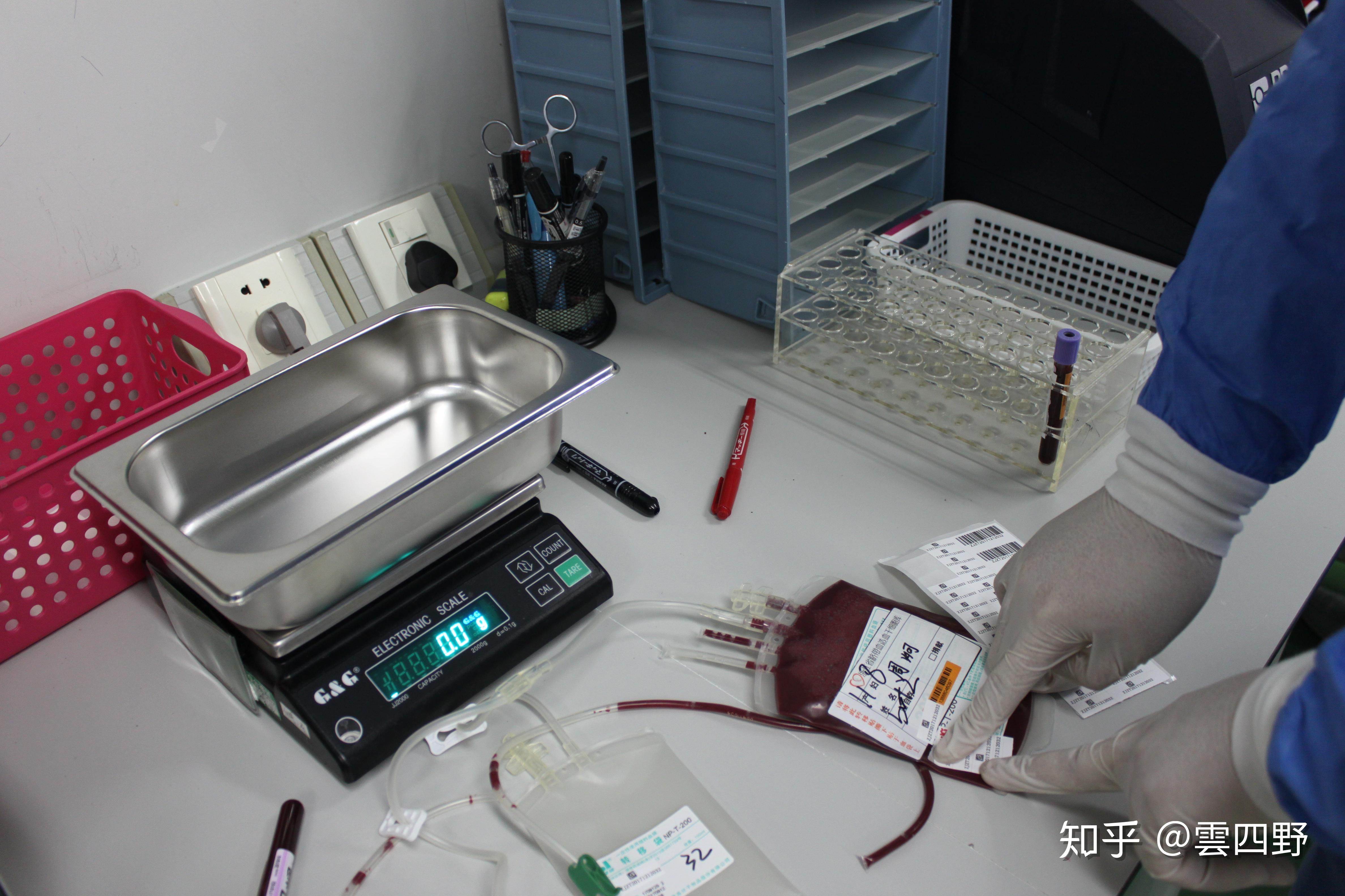 在采集人员结束采集工作之后,脐带血交由专职取血员使用专用的取血车