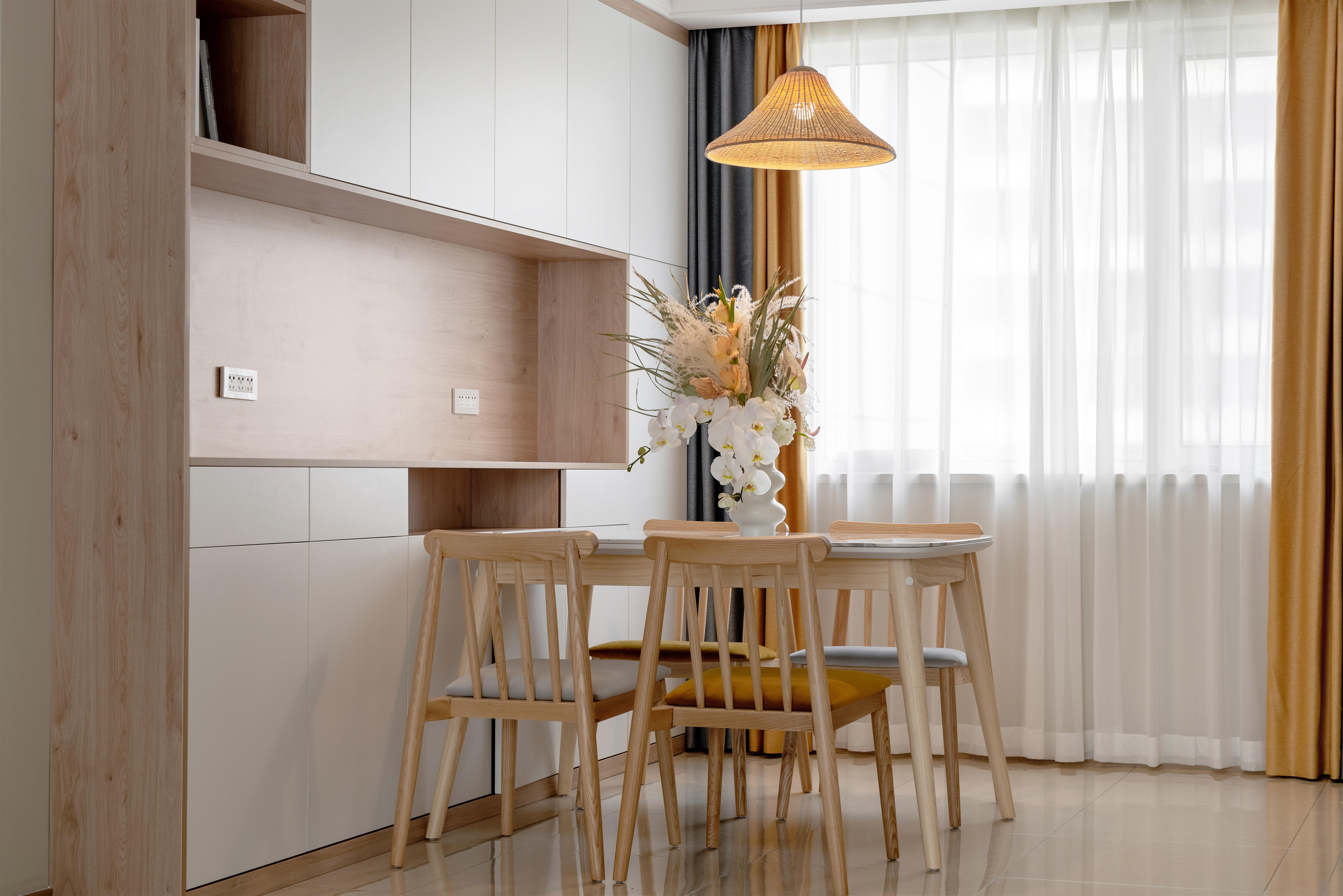 110㎡北欧原木风精装房不拆不改也可以温馨又耐看