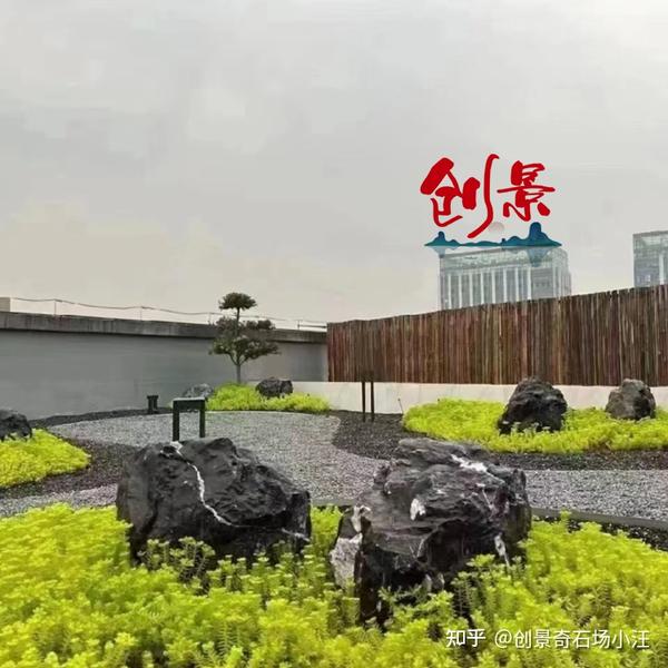 黑山石是什么材质,园林景观石点缀设计,创景奇石场提供太湖石水钵 - 知乎