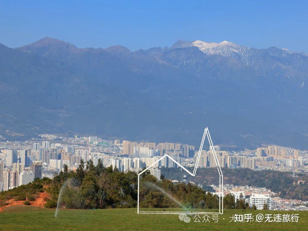 大理云想山远观苍山洱海玩路极遛娃好地方附美图
