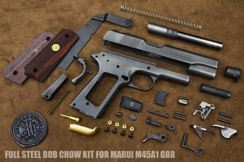 台湾airsoft玩家心得artisanbobchow钢制套件m45a1