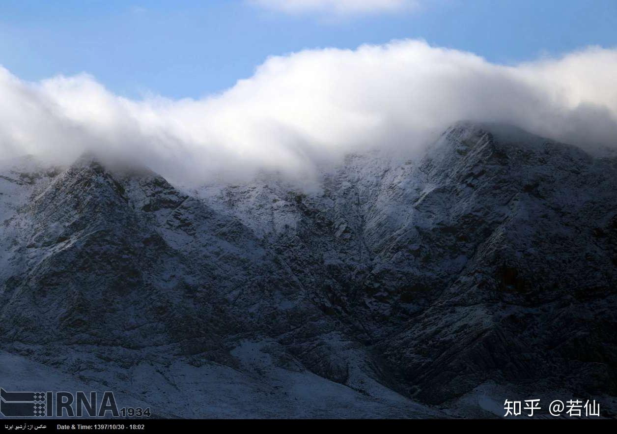 伊朗呼罗珊省的冬日和雪景