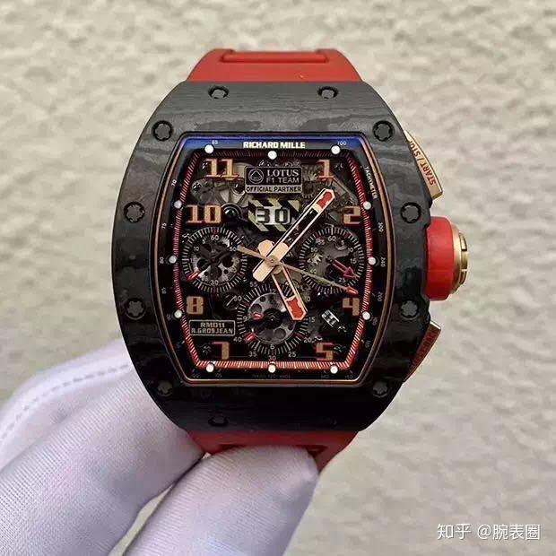 理查德米勒rm011ntpt莲花f1赛车运动员巨大吸引手表