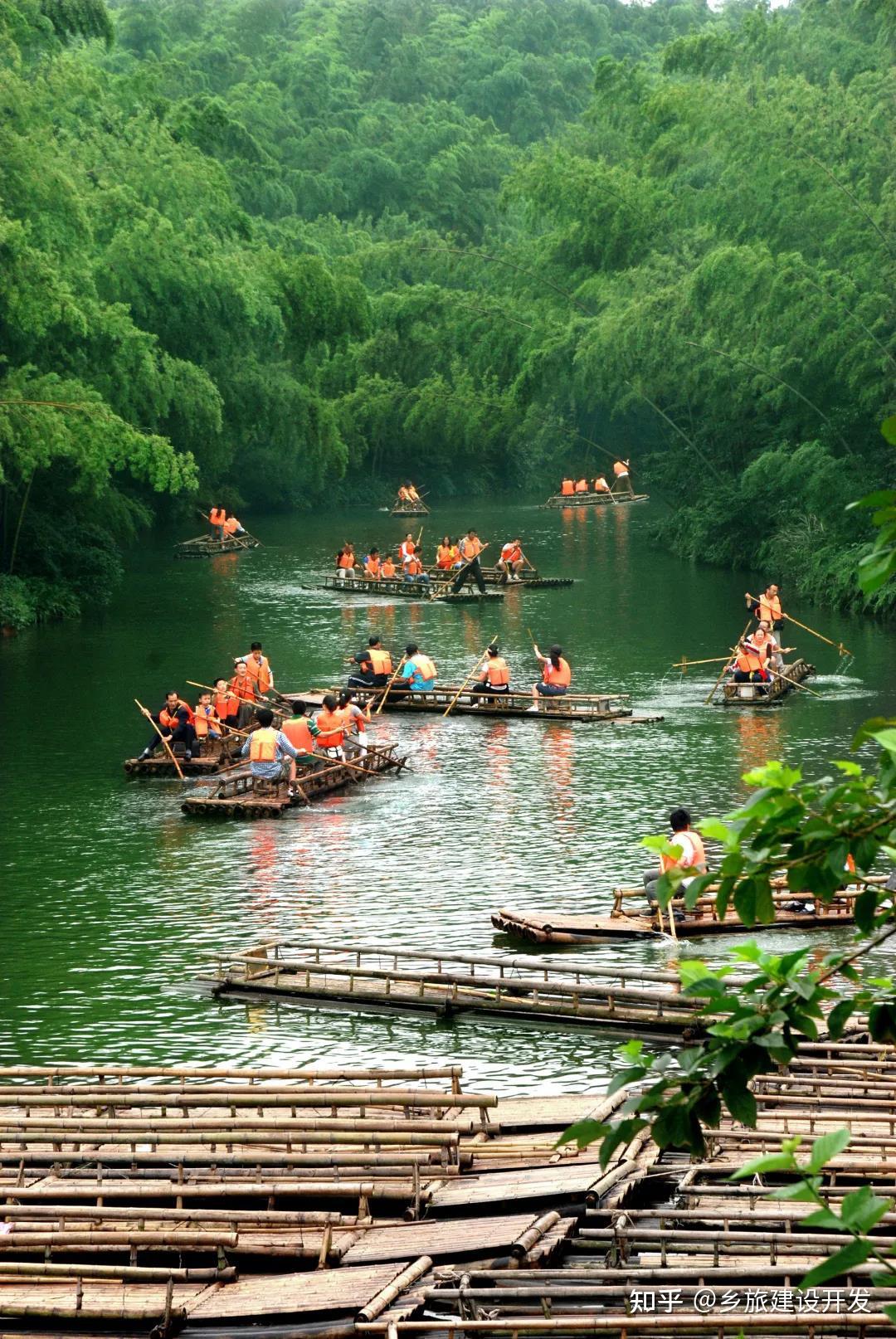 竹筏又称竹排,竹筏是竹建筑吗? - 知乎