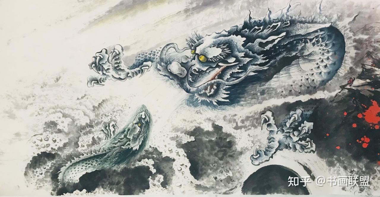 难得一见的龙画法素材 - 知乎