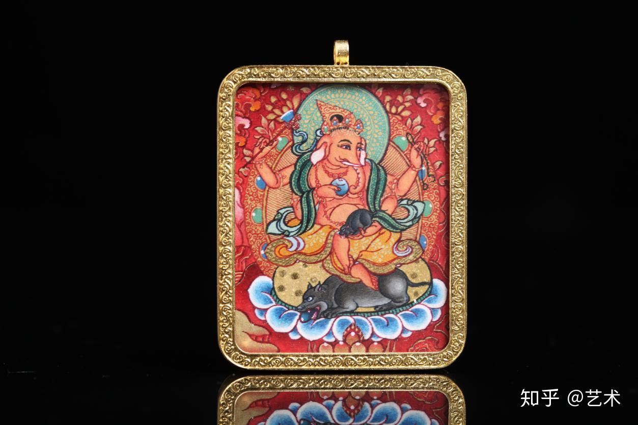 大圣欢喜自在天象鼻财神