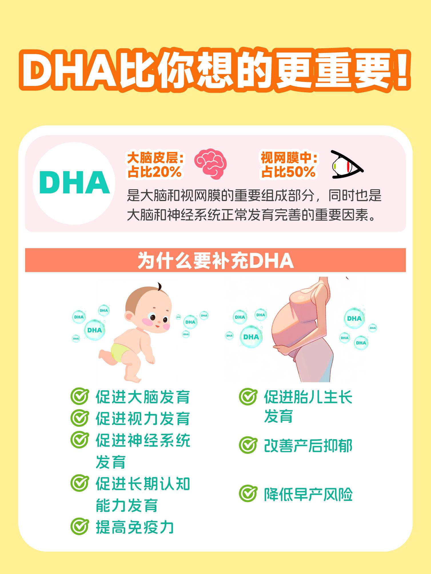 dha对于孕期妈妈的好处