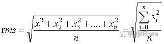 均方根(Root mean square, RMS) - 知乎