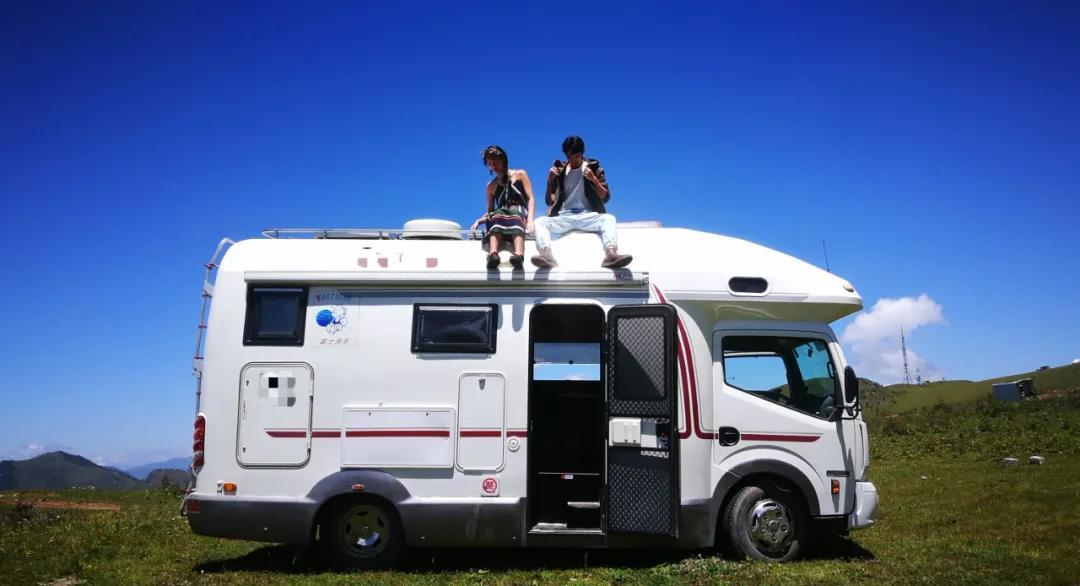 南昌汽车房车展国内少见的日式房车富士五十铃52t房车