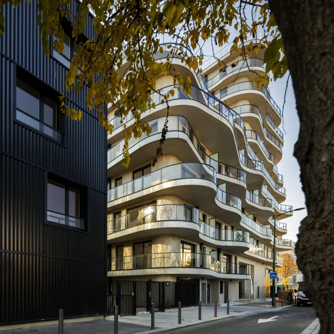 丰盈弧线精确独特设计的舒适空间法国courbes公寓