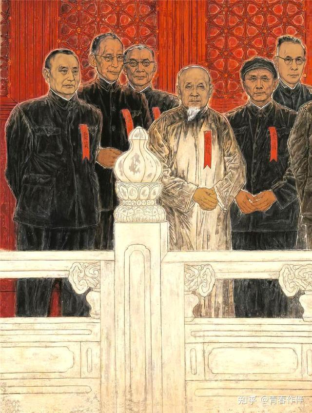 世界最大的中国工笔重彩画:《新中国诞生》!