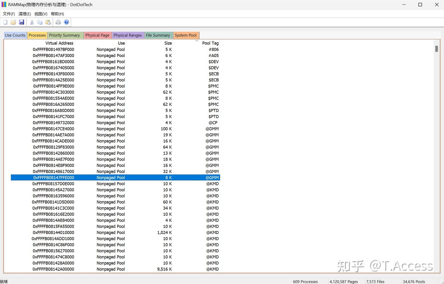 RAMMap分析详解之 System Pool表 - 知乎