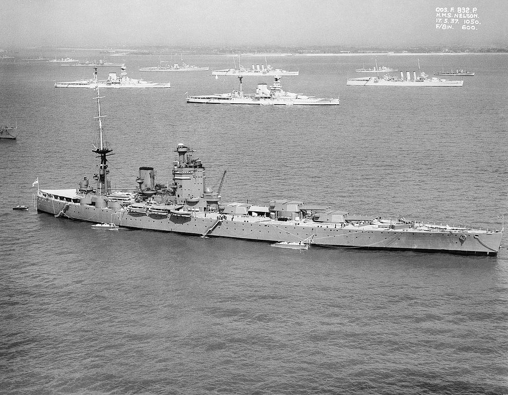 【图7:纳尔逊号战列舰】英国历史上最后三艘用人名命名的战列舰来自