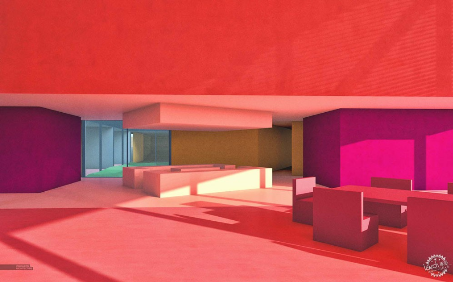 如何从抽象的一维图到真实的室内空间透视图