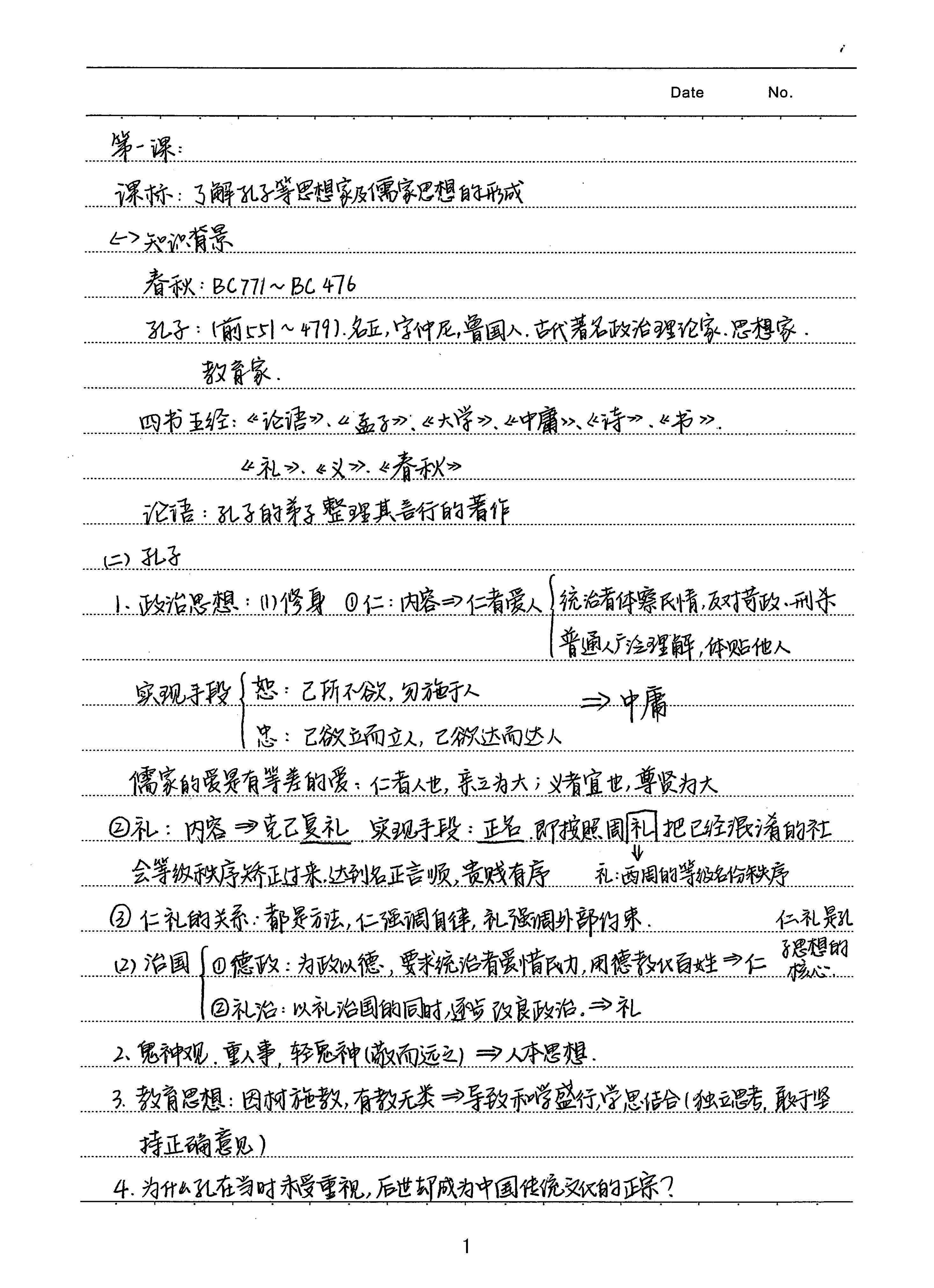 高考状元历史笔记pdf版268页工整纯手写知识点一网打尽