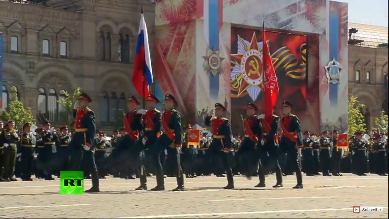 如何看待2018俄罗斯胜利日阅兵挂苏联国旗?