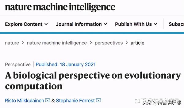 进化计算前沿综述 值得算法学习的6个生物进化特征 知乎