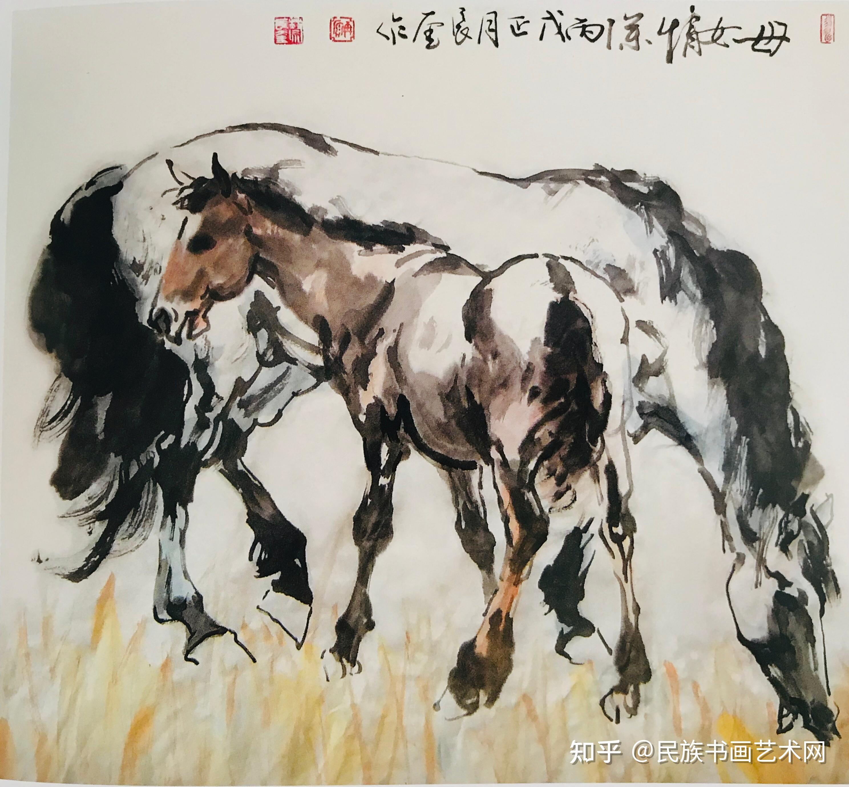 蔡长奎画马 - 知乎