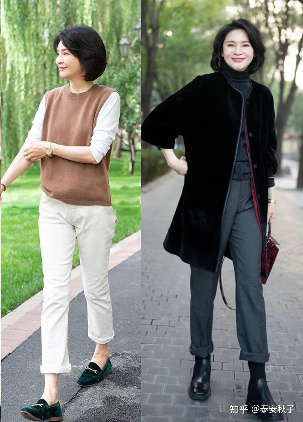 55岁女人穿衣风格图片