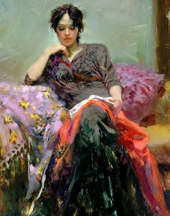 意大利艺术家皮诺德埃尼最美人体油画作品