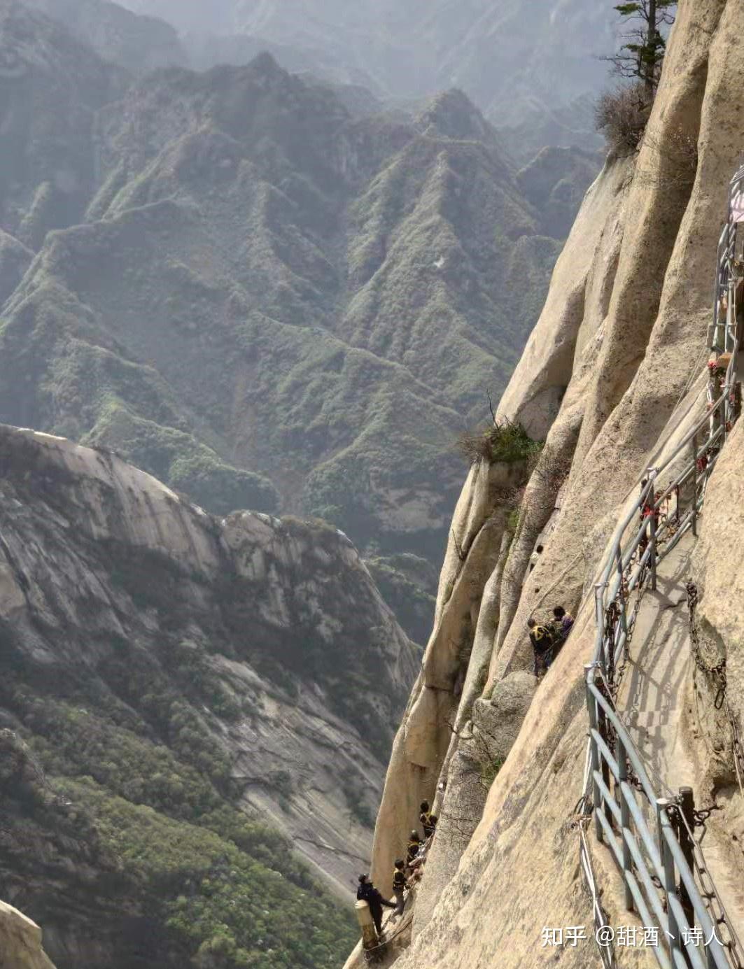 华山一日游(日爬:徒步北上缆车西下)