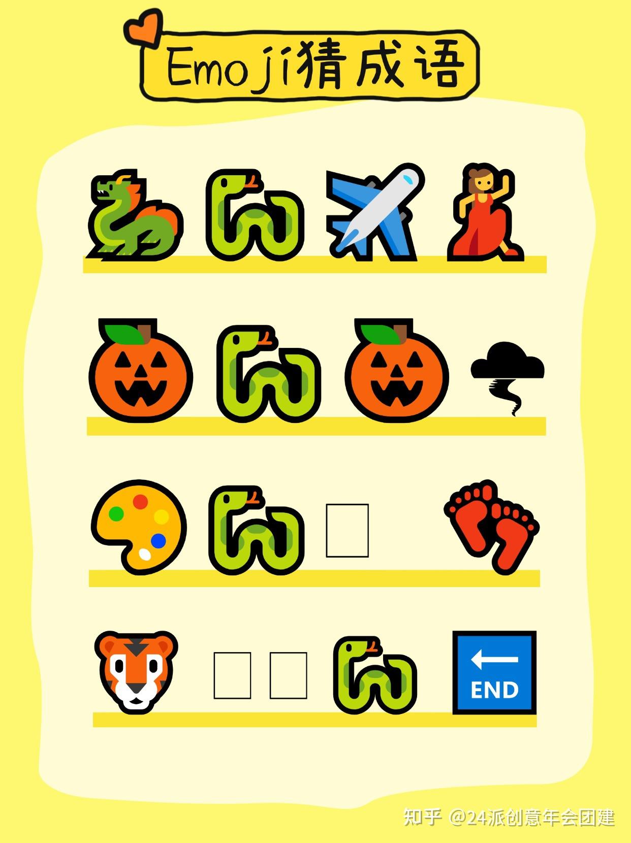蛇年年会绝不能错过的小游戏—Emoji猜猜看 - 知乎