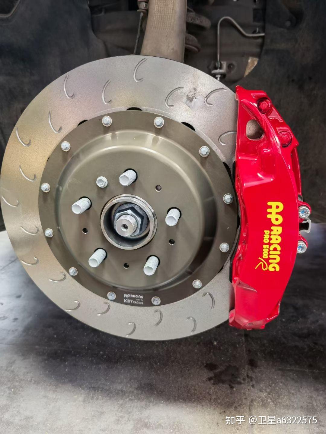 特斯拉model3刹车改装ap9665大六卡钳搭配378mm鱼钩盘