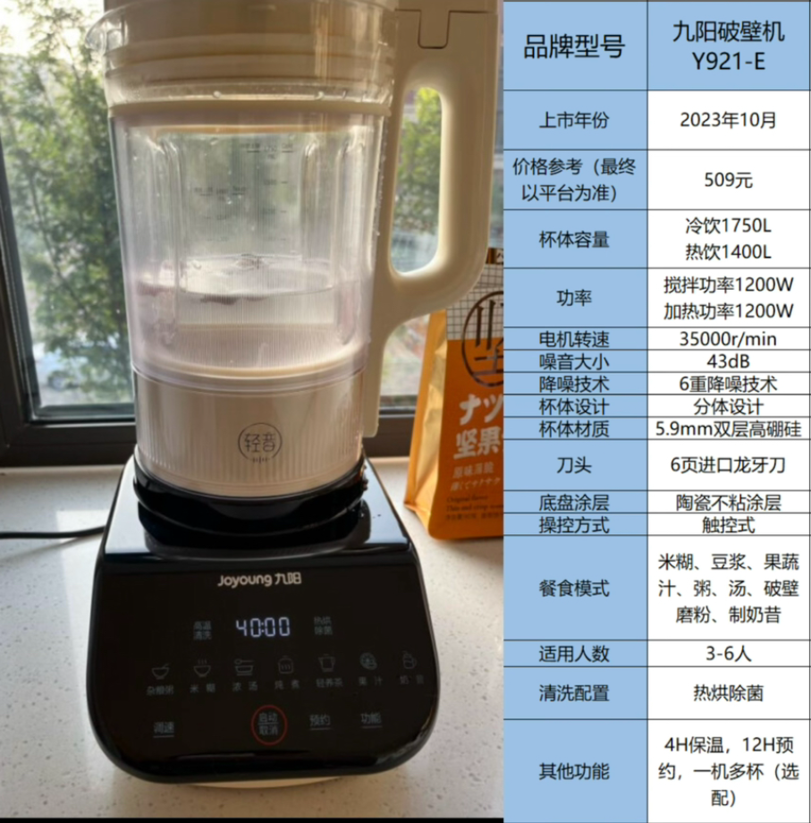 2024年破壁机怎么选挑选破壁机看这一篇就够了美的苏泊尔摩飞西屋蓝宝