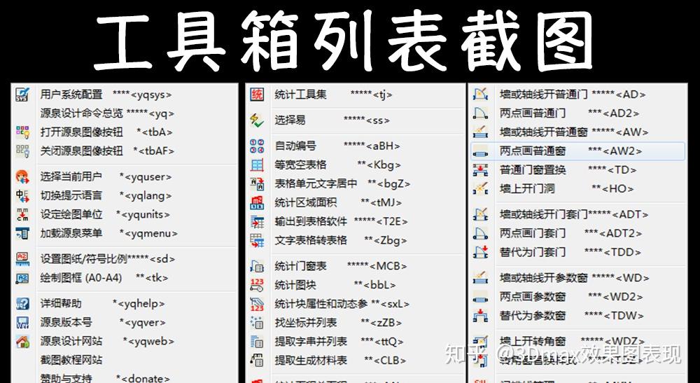 cad源泉插件快捷键使用教程全集
