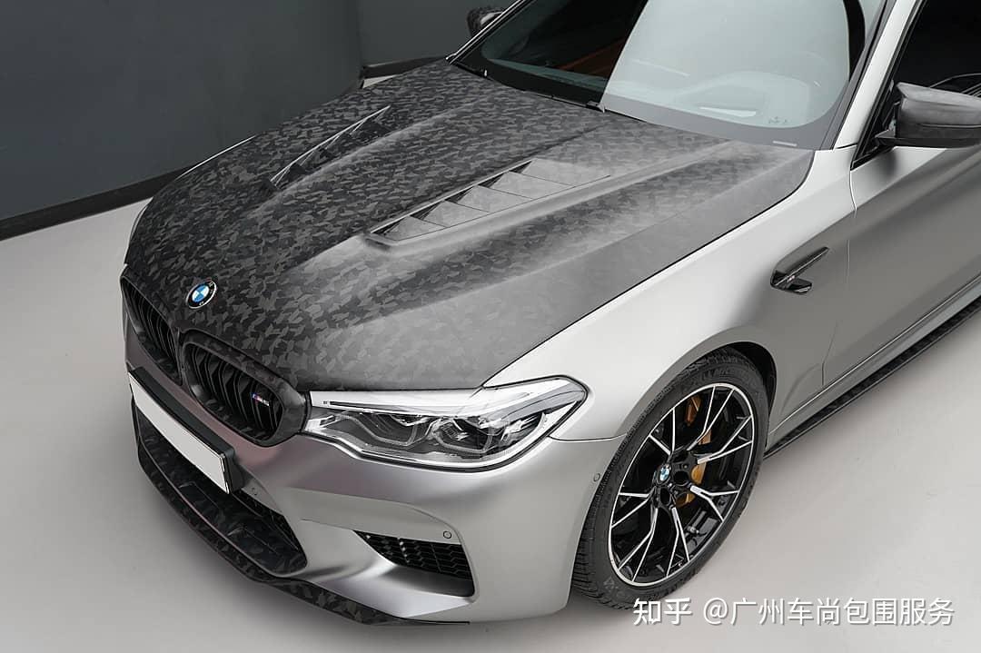 新款宝马5系改装碳纤维机盖