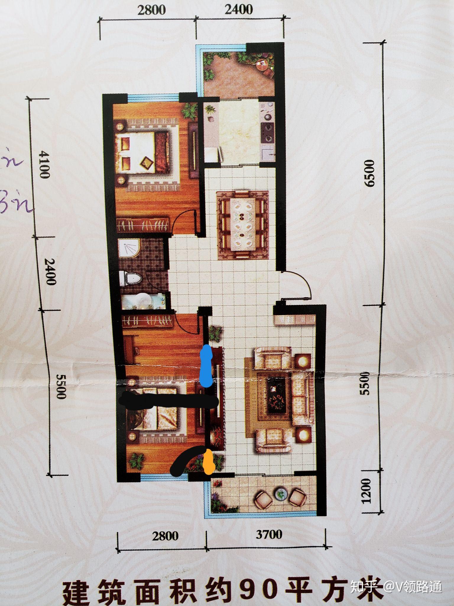 房屋改造问题90平多层住宅如何将两室改成三室