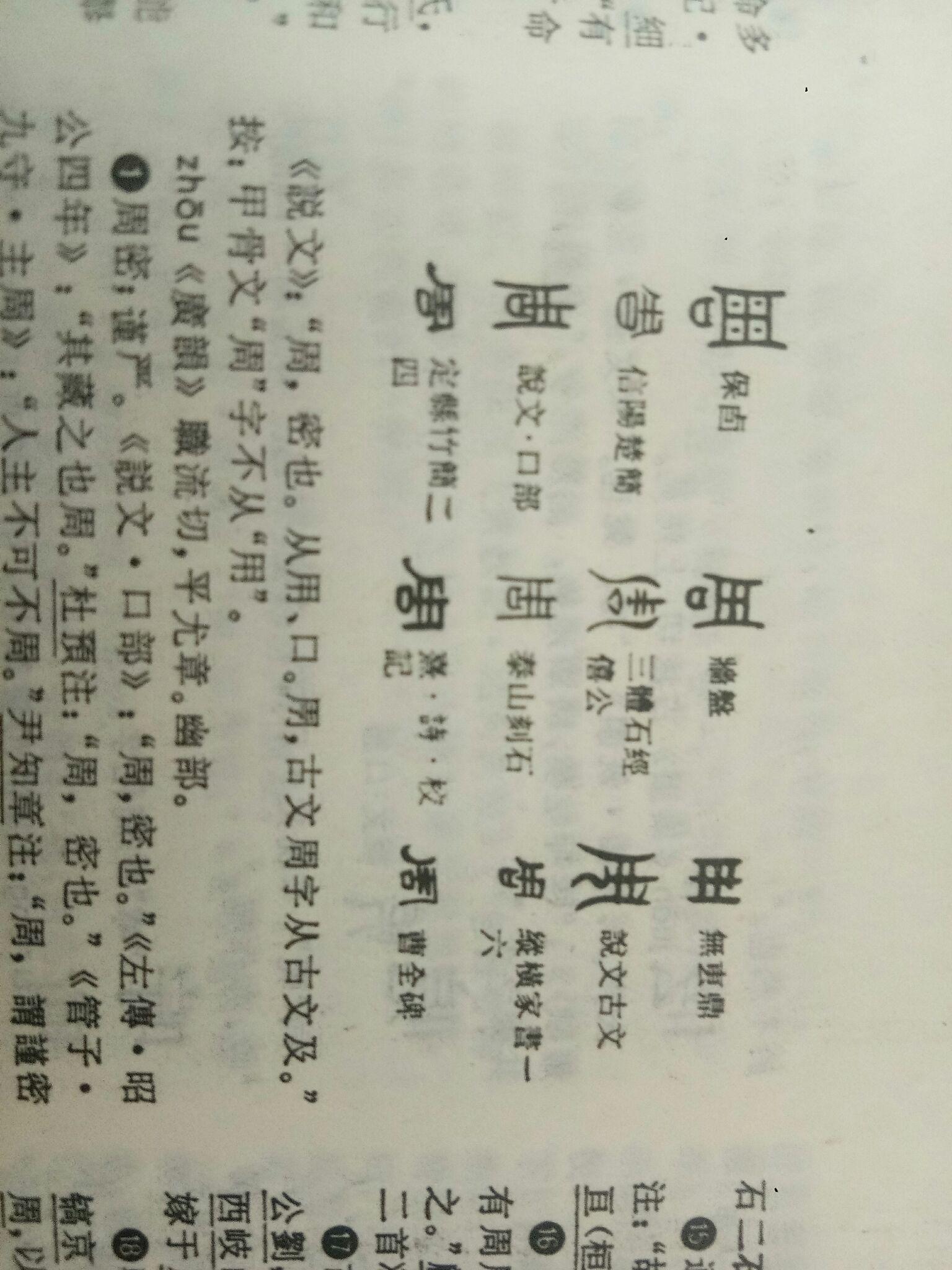 关于「周」字这种说法有根据吗,「周」字甲骨文是否从用从口? - 知乎
